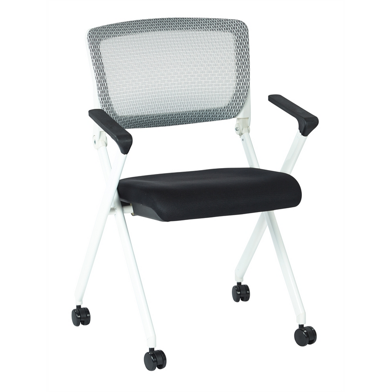 Folding Chair With Breathable Mesh Back